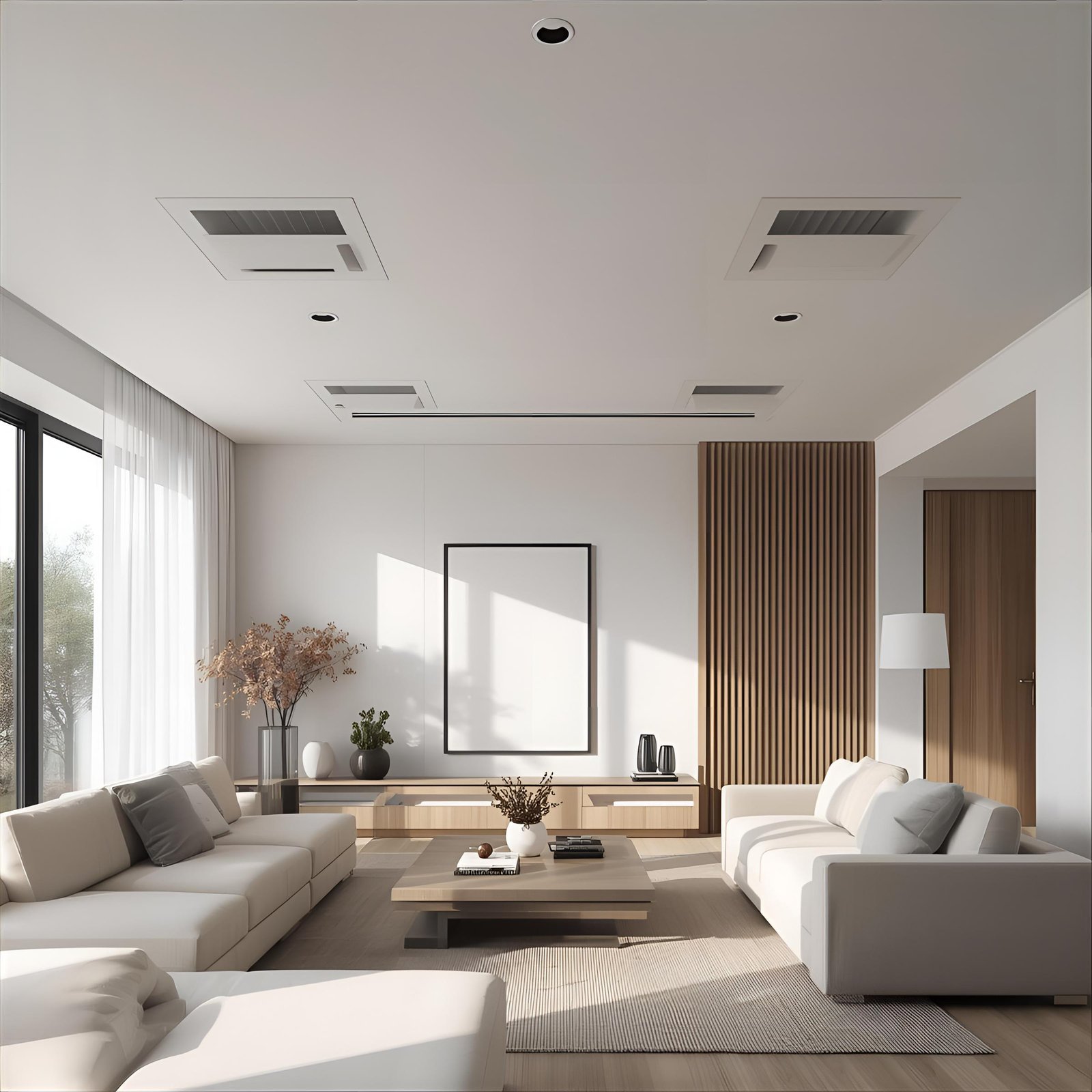 Residential HVAC systems for luxury villas and apartments offering energy-efficient cooling